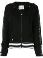 Chanel Pre-owned Sports Line Drawstring Zipped Hoodie - Black