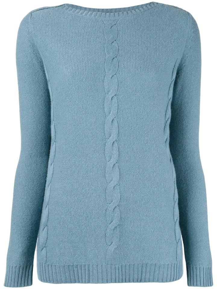 Loro Piana - Cashmere Jumper - Women - Cashmere - 48, Blue, Cashmere