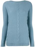 Loro Piana - Cashmere Jumper - Women - Cashmere - 48, Blue, Cashmere