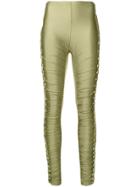Jean Paul Gaultier Vintage Braided Lateral Trousers - Green