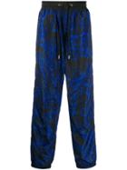 Versace Jeans Couture Baroque Print Track Trousers - Black