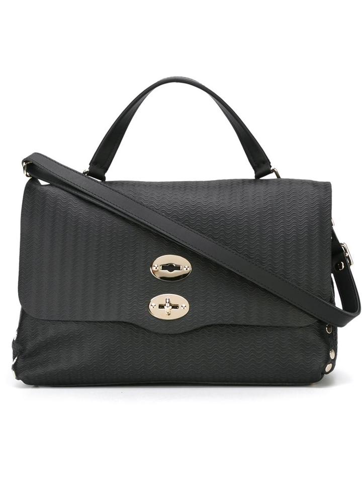Zanellato Medium 'postina' Satchel, Black, Leather/calf Leather