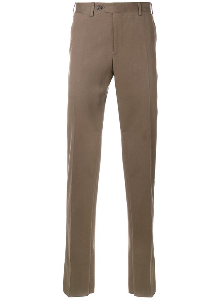Canali Classic Chinos - Brown