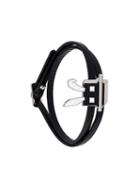 Mcq Alexander Mcqueen 'electro Bunny' Wrap Bracelet, Women's, Black