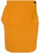 Vivienne Westwood Anglomania High Waist Short Skirt - Yellow & Orange