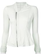 Rick Owens Lilies Off Centre Fastening Jacket - Grey