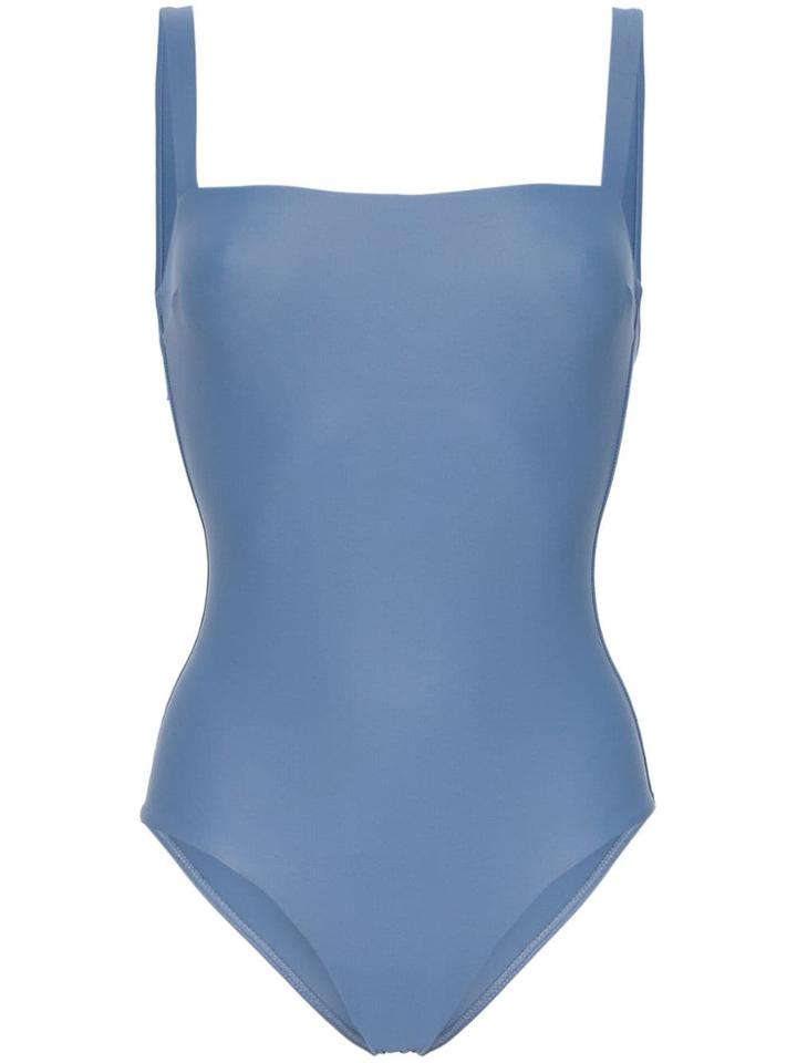 Matteau Maillot Square-neck Swimsuit - Blue