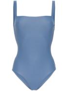 Matteau Maillot Square-neck Swimsuit - Blue