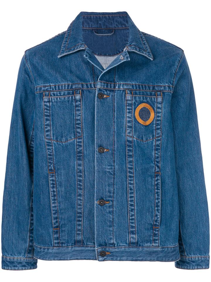 Craig Green Hooded Denim Jacket - Blue