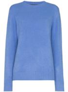 The Elder Statesman Simple Cashmere Sweater - Blue