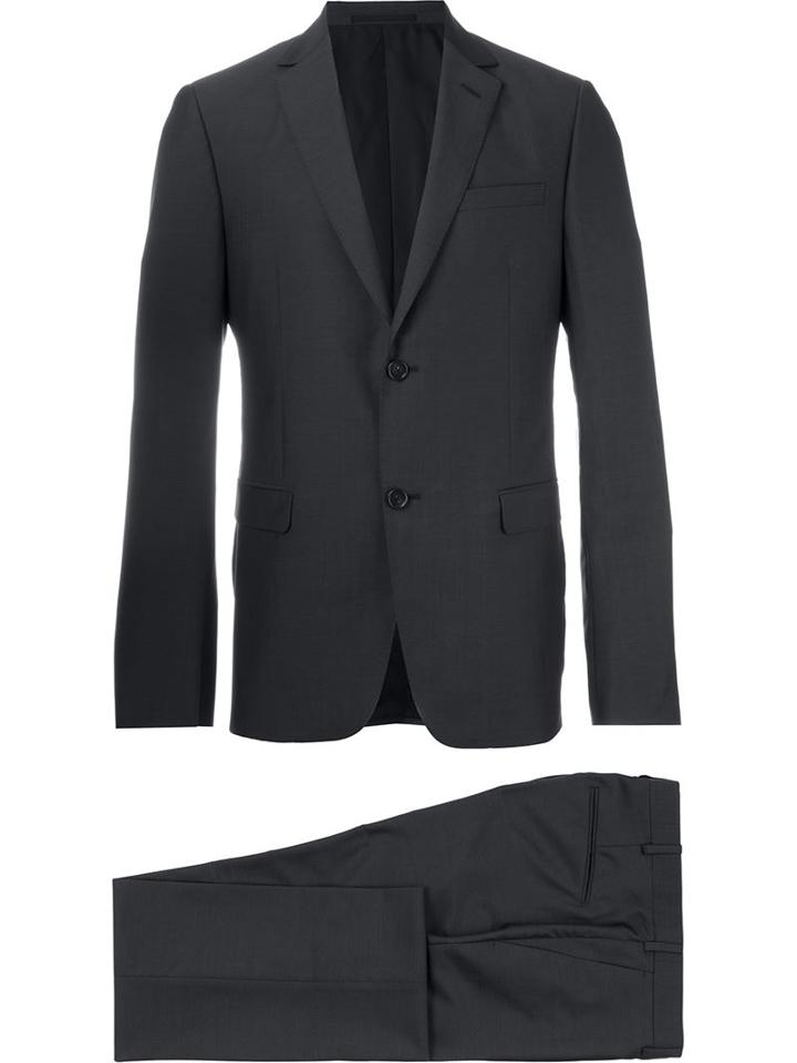 Z Zegna 'drop 8' Suit, Men's, Size: 48, Grey, Acetate/viscose/mohair/wool
