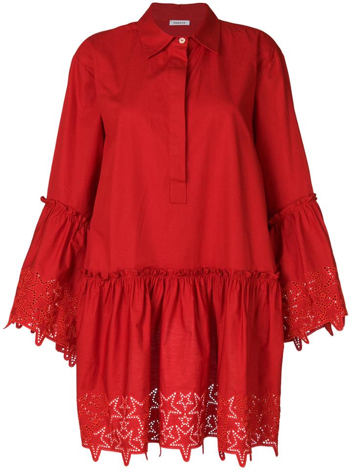 P.a.r.o.s.h. Casual Flauncy Dress - Red