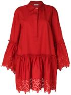 P.a.r.o.s.h. Casual Flauncy Dress - Red