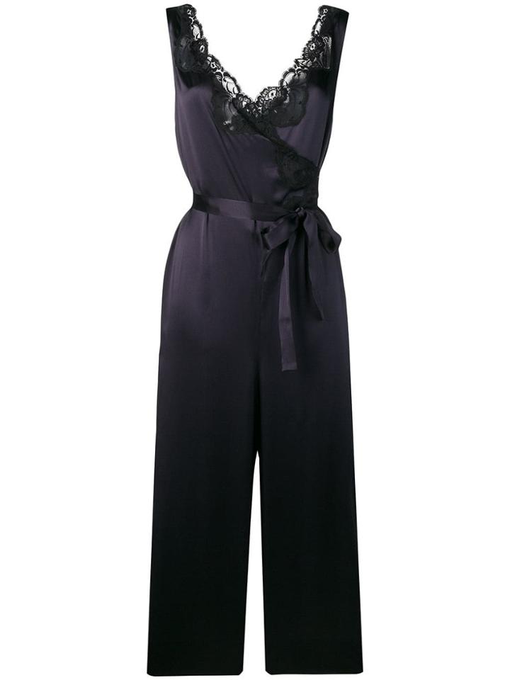 Stella Mccartney Tie Waist Jumpsuit - Blue