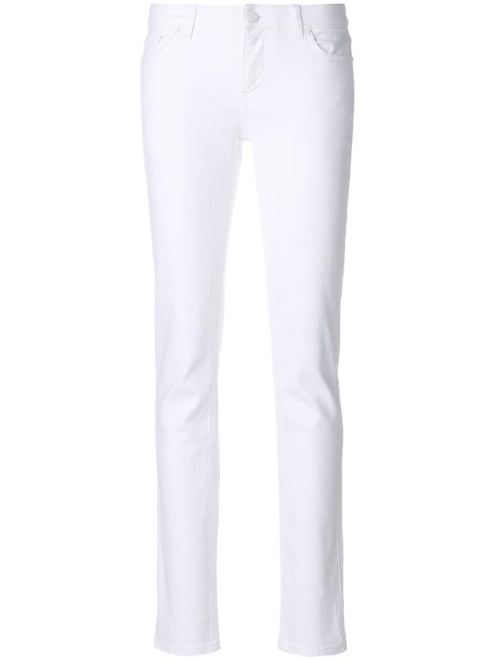 Givenchy Skinny Low Rise Jeans - White