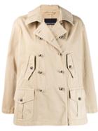 Ermanno Scervino Double Breasted Jacket - Neutrals