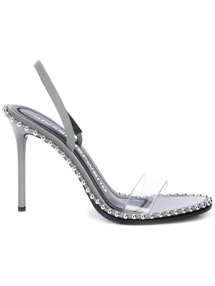 Alexander Wang Clear Strap Pumps - Grey