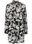 Boutique Moschino Floral Print Dress - Black
