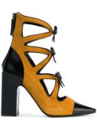 Fabrizio Viti Take A Bow Two-tone Pumps - Brown