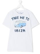 Mc2 Saint Barth Kids - 'take Me To Ibiza' T-shirt - Kids - Cotton - 14 Yrs, White