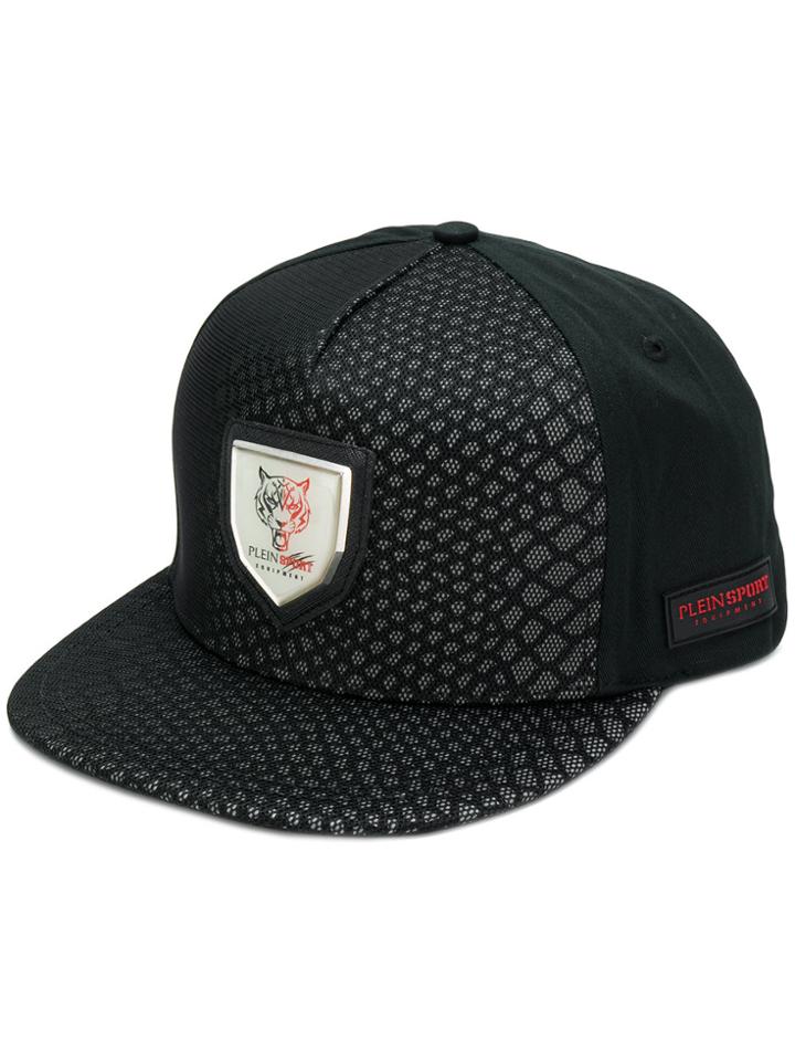Plein Sport Printed Snapback Hat - Black