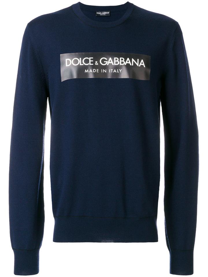 Dolce & Gabbana Logo Patch Sweater - Unavailable