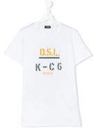 Diesel Kids - Teen Taito Slim T-shirt - Kids - Cotton - 16 Yrs, White