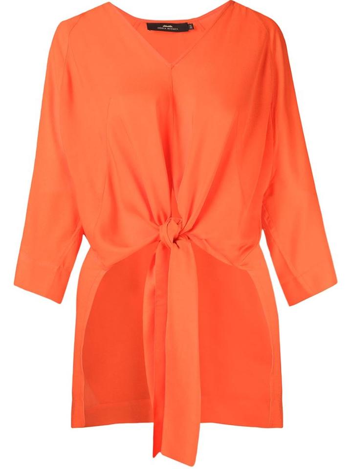 Andrea Marques Front Lace Up Detail Tunic