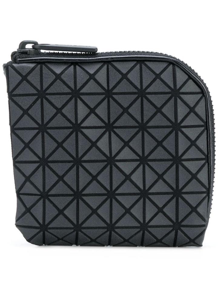 Bao Bao Issey Miyake Geometric Pattern Coin Purse - Black