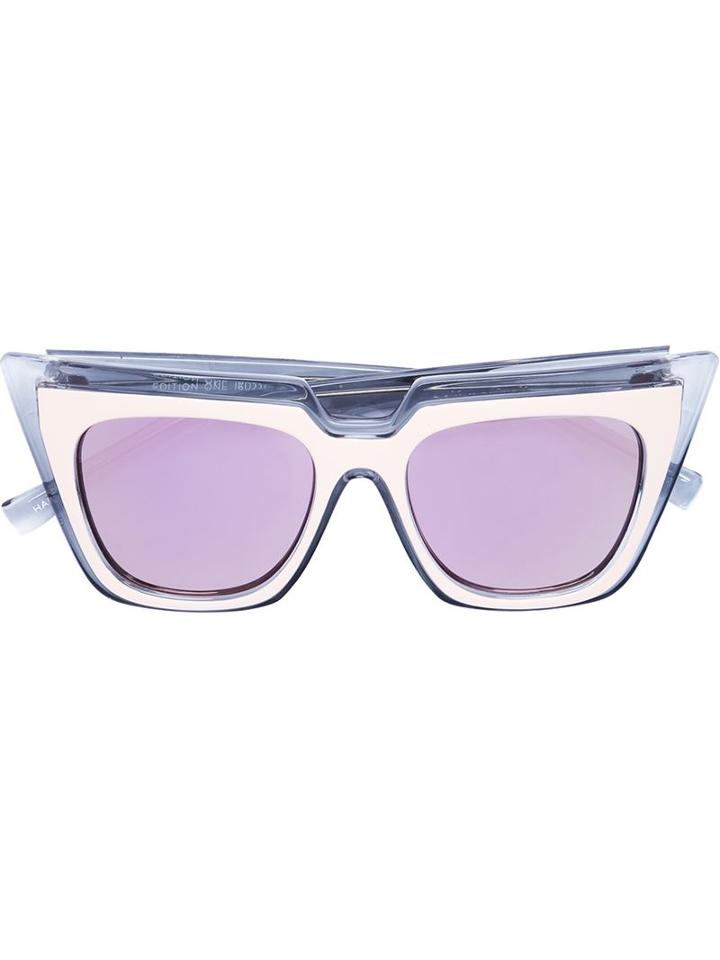 Le Specs - Self Portrait X Le Specs Sunglasses - Women - Plastic - One Size, Pink/purple, Plastic