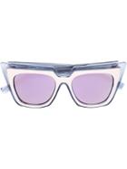 Le Specs - Self Portrait X Le Specs Sunglasses - Women - Plastic - One Size, Pink/purple, Plastic