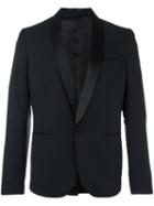 Christian Pellizzari Shawl Collar Blazer, Men's, Size: 48, Black, Acetate/viscose/virgin Wool