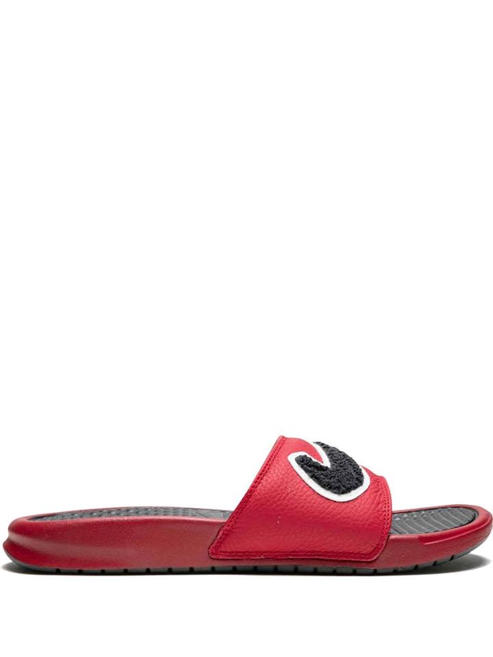 Nike Benassi Solarsoft Slides - Red