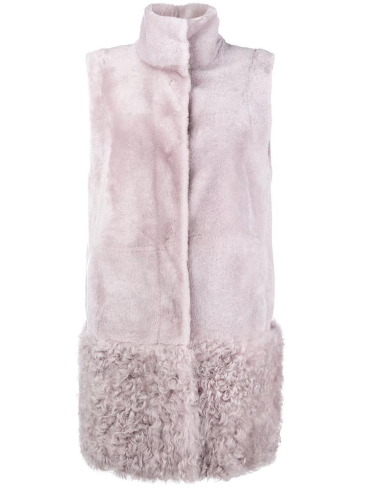 Drome Reversible Gilet - Pink & Purple