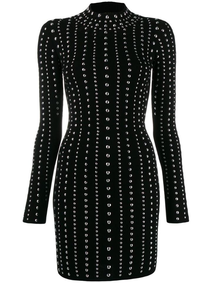 John Richmond Stud Embellished Dress - Black