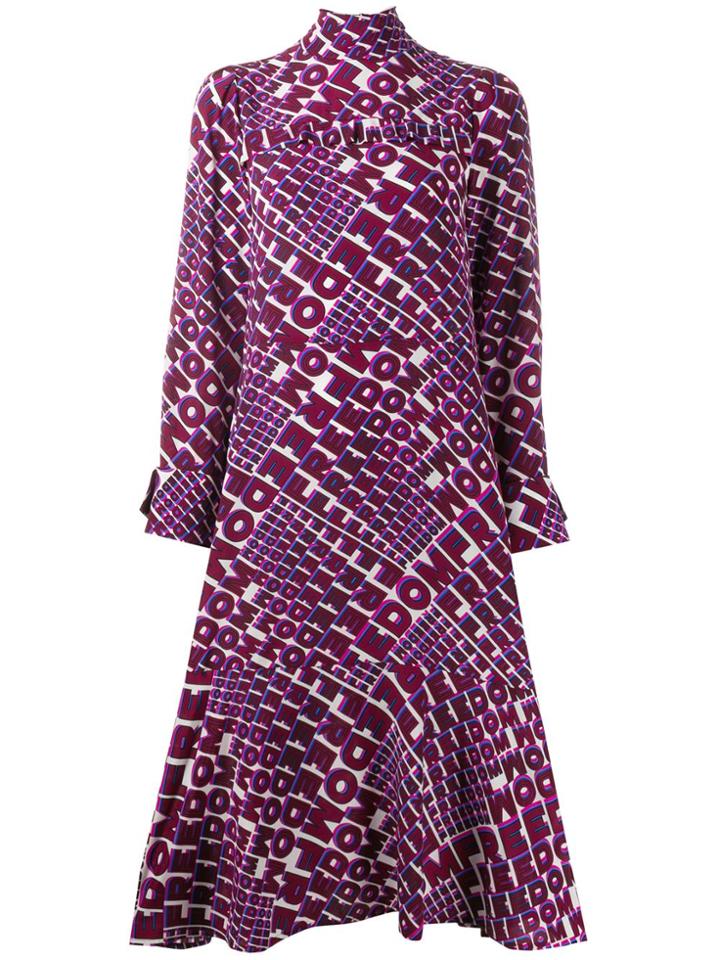 Dorothee Schumacher Freedom Printed Shift Dress - Pink