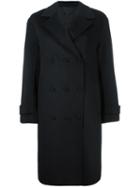 Alexander Wang Oversized Peacoat, Women's, Size: Xs, Black, Polyester/rayon/wool
