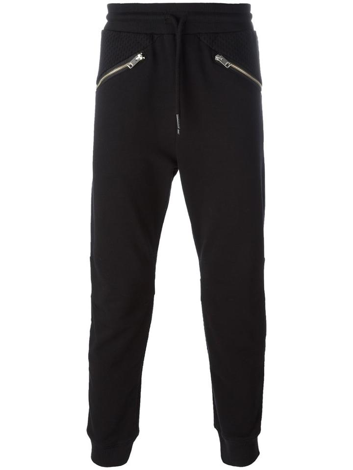 Diesel Straight Trousers, Men's, Size: Large, Black, Cotton