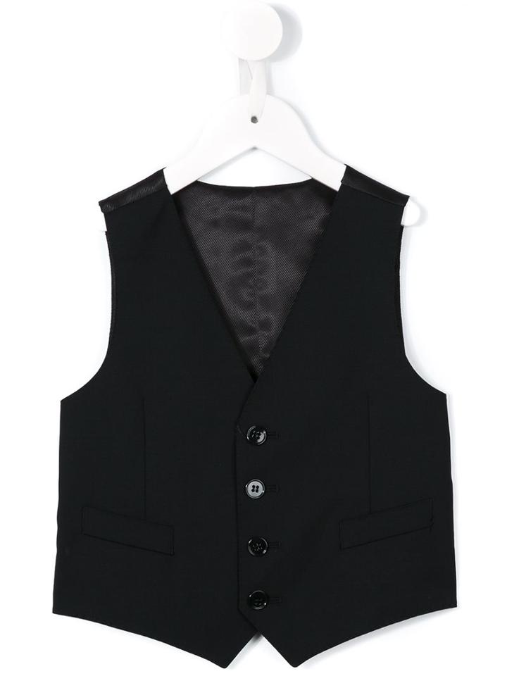 Dolce & Gabbana Kids Classic Waistcoat, Toddler Boy's, Size: 4 Yrs, Blue