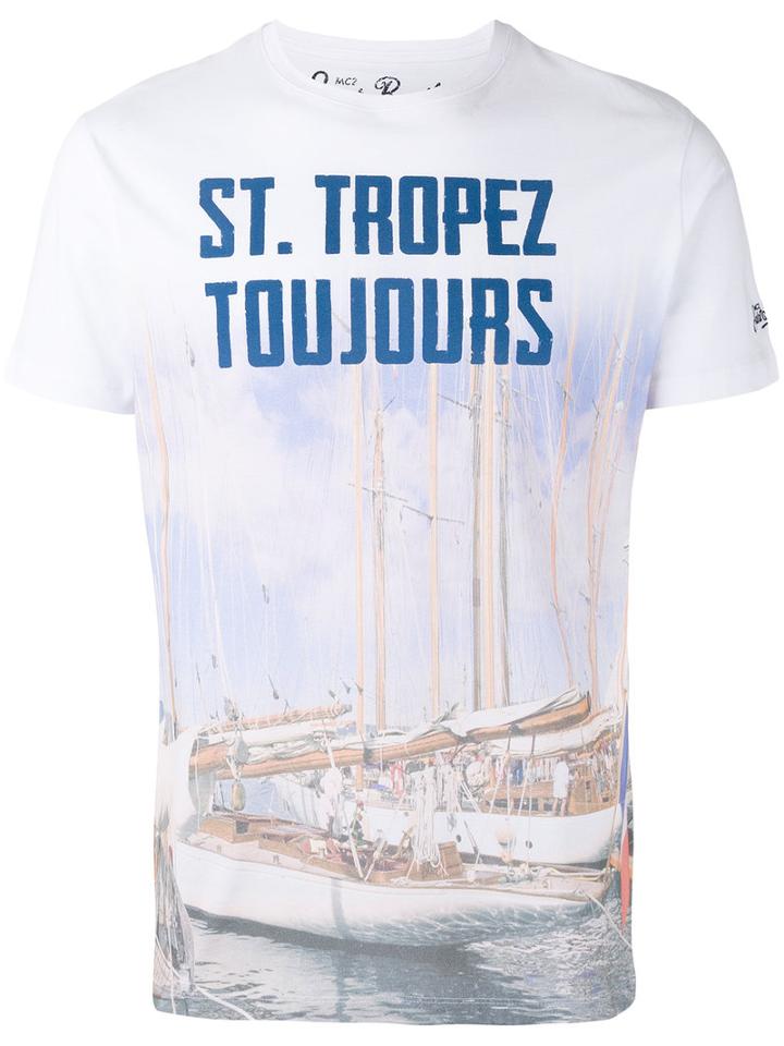 Mc2 Saint Barth - St. Tropez T-shirt - Men - Cotton - L, White, Cotton