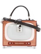 Dolce & Gabbana Tv 'dolce' Box Tote, Women's, Brown
