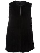 Kenzo Round Neck Gilet - Black