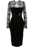 Alex Perry 'mabelle' Dress, Women's, Size: 10, Black, Polyester/polyurethane/triacetate