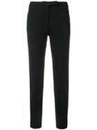 Peserico Cropped Slim-fit Trousers - Blue