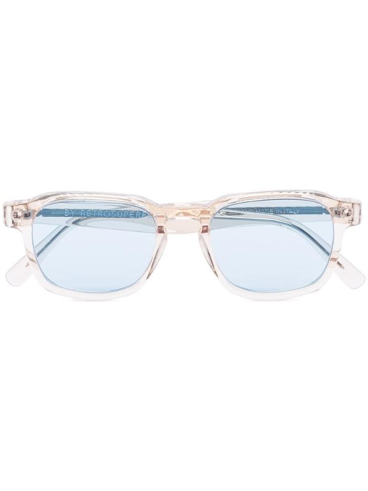 Retrosuperfuture Clear Luce Sunglasses - Neutrals