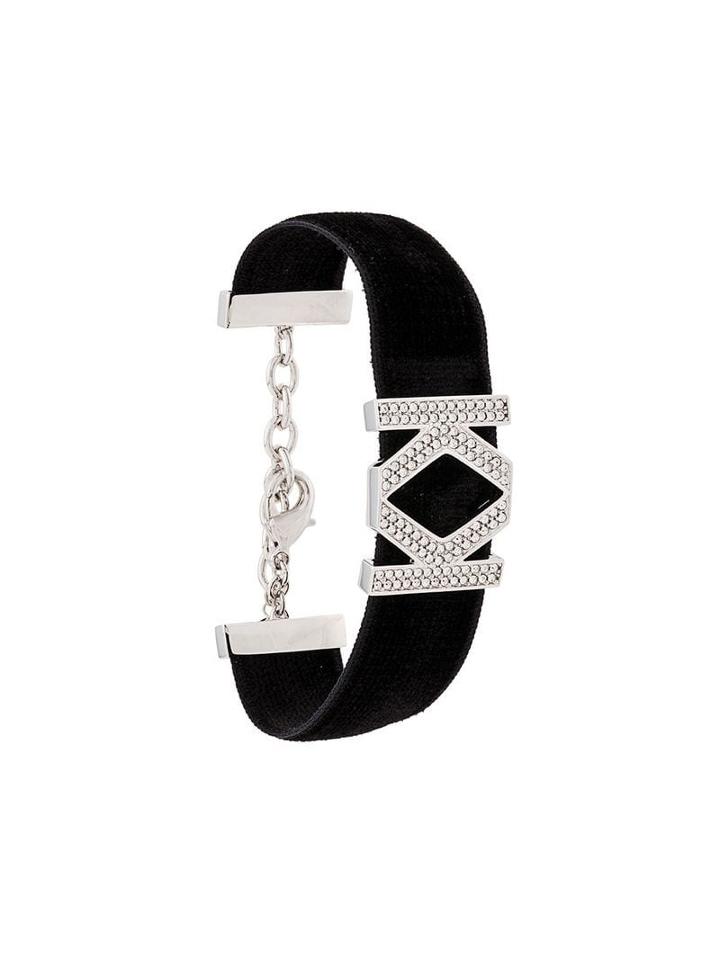 Karl Lagerfeld X Kaia Double K Bracelet - Black