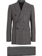 Burberry Classic Fit Prince Of Wales Check Wool Suit - Grey