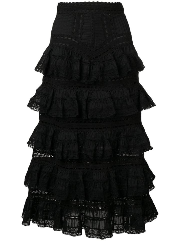 Zimmermann Juniper Skirt - Black