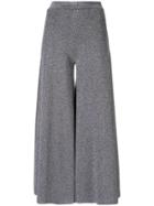 Missoni Glittery Palazzo Trousers - Silver