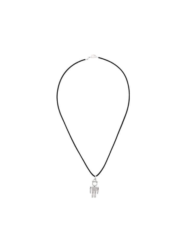 Salvatore Ferragamo Articulated Gancio Pendant Necklace - Black